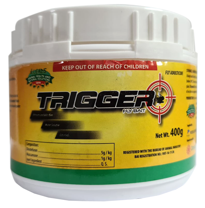 Trigger Fly Bait Dinotefuran + Muscamone Pheromone (Fly Control) - 400g