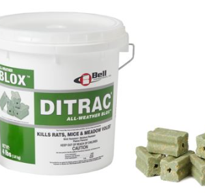 Ditrac All Weather Blox Rodenticide | Diphacinone | Rat Control - 18 Lb. pail