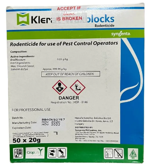 Klerat Waxblocks Rodenticide | Brodifacoum | Rat Control - 1 kilo - Image 2