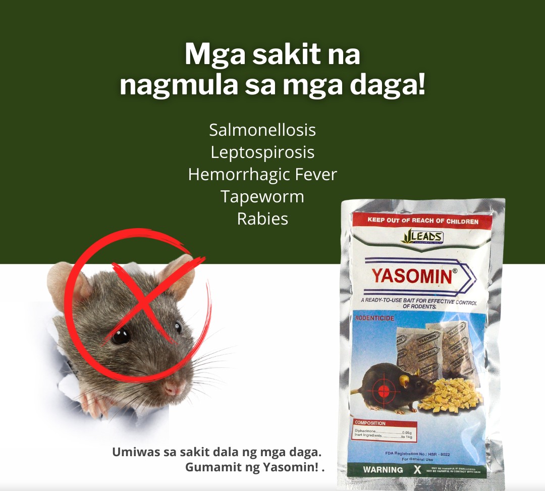 Yasomin Rodenticide | Diphacinone | Rat Control (1 sachet) - Image 2