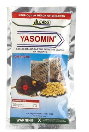 Yasomin Rodenticide | Diphacinone | Rat Control (1 sachet)